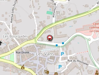 Carte de Café Le Commerce à Vans (les)