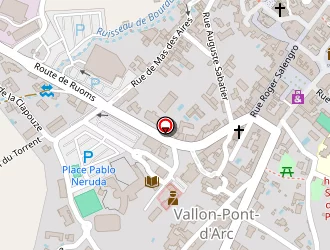 Carte de La Poste à Vallon-pont-d'arc