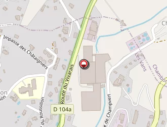 Carte de Alpha Beauté à Vans (les)