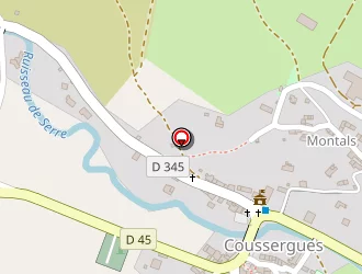 Carte de Urgence (services Locaux) à Coussergues