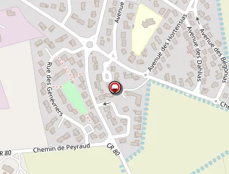 Carte de Bleu Soleil Taxi à Donzère