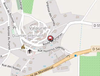 Carte de Cirquenvie à Valaurie