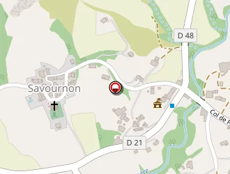 Carte de Vamaly à Savournon