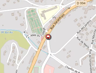 Carte de Serbois à Serres