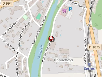 Carte de Mjc à Serres