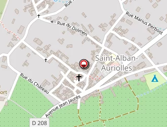 Carte de Serre Mathieu à Saint-alban-auriolles