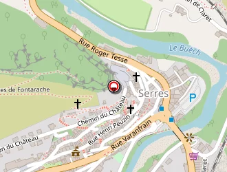 Carte de Mti Alpes à Serres