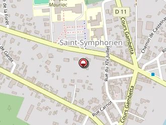 Carte de Oses Gérard à Saint-symphorien