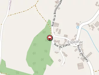 Carte de Evam à Roussennac