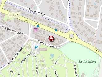 Carte de Garage Levêque à Biscarrosse