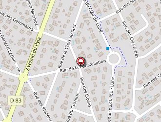 Carte de Coffee Beach à Biscarrosse