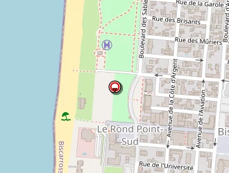 Carte de Les Deux Frères à Biscarrosse