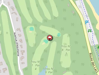 Carte de Golf De Biscarrosse à Biscarrosse