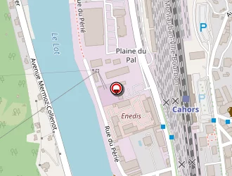 Carte de Micro Centrale Valentré à Cahors