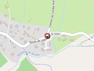 Carte de Aluna Vacances à Ruoms