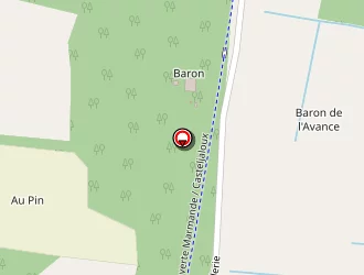 Carte de Parmentine à Samazan