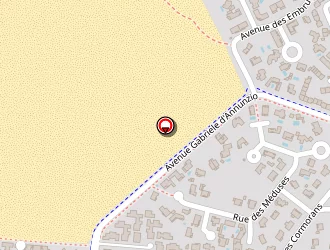 Carte de Océan Plage Résidences à Biscarrosse