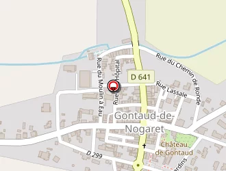 Carte de La Poste à Gontaud-de-nogaret