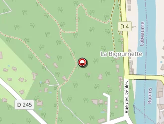 Carte de O'duplex à Labeaume