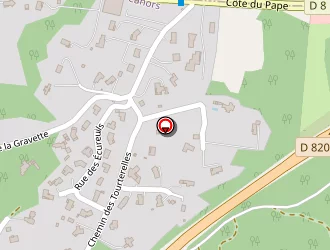 Carte de Célarié à Cahors