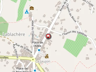 Carte de La Poste à Lablachère