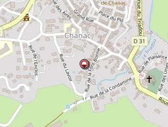 Carte de La Chanacoise à Chanac