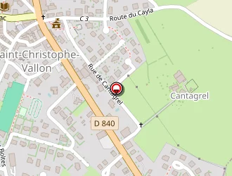 Carte de Netto à Saint-christophe-vallon