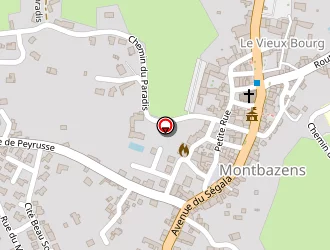 Carte de Prat Monique à Montbazens