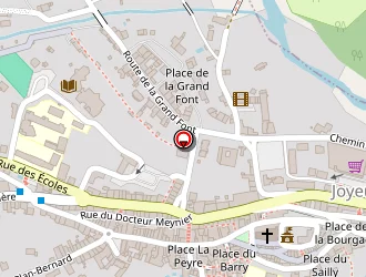 Carte de Hôpital Local à Joyeuse