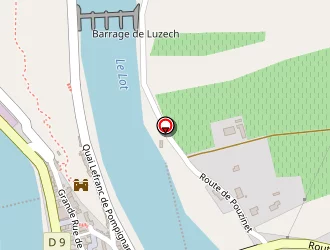 Carte de Boulodrome à Luzech