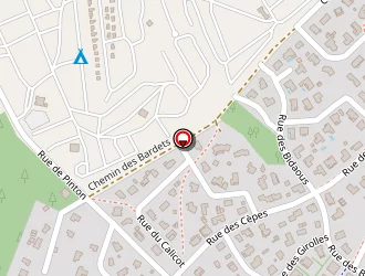 Carte de Camping Le Lac à Sanguinet