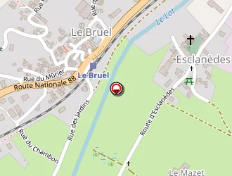 Carte de Plaine De Jeux à Esclanèdes