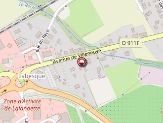 Carte de Centre Auto Mega à Condezaygues