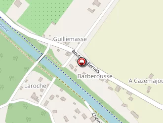 Carte de La Pagotte à Marcellus