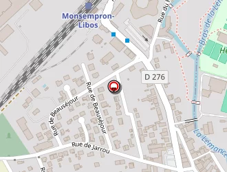 Carte de Ecole Maternelle à Monsempron-libos