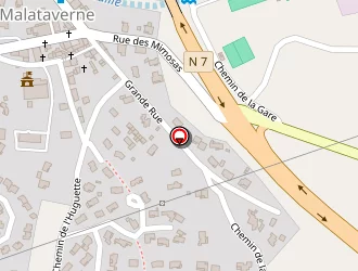 Carte de Institut Malher à Malataverne