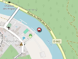 Carte de Lot Navigation à Bouziès