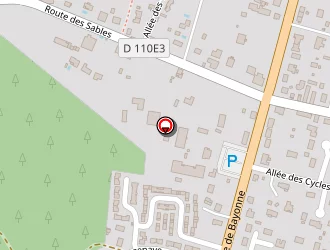 Carte de Ségem à Belin-béliet