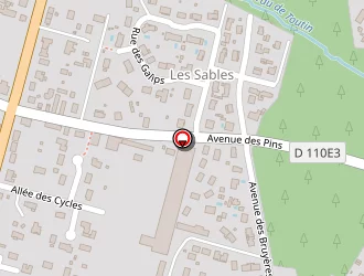 Carte de Damas Denis à Belin-béliet