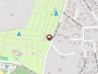 Carte de Camping Les Oréades à Sanguinet