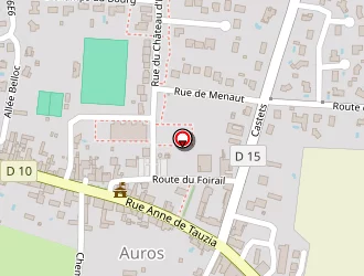 Carte de Ecole Publique à Auros