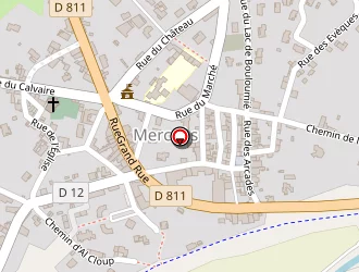 Carte de Beauséjour à Mercuès