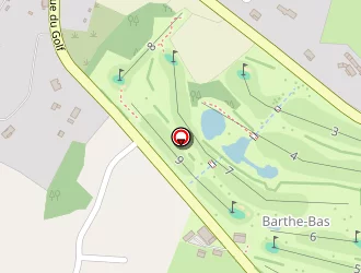 Carte de Golf De Barthe à Tombebœuf