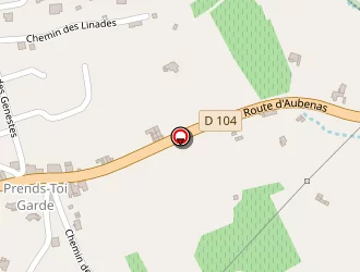 Carte de Chastel Philippe à Largentière