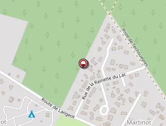 Carte de Camping Le Langeot à Sanguinet