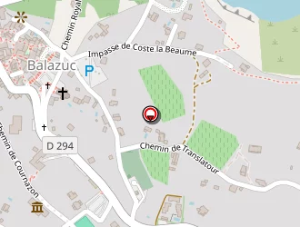 Carte de Cousamas à Balazuc