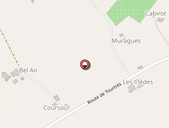 Carte de De Bel Air (earl) à Tourtrès