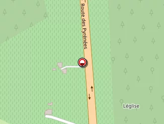 Carte de De Peyrous (scea) à Mazères