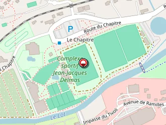 Carte de Camping Tivoli à Mende