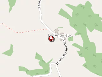 Carte de La Chamoisée à Mouret